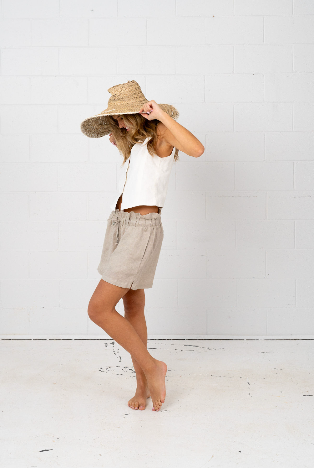 Myma Papberbag Short - Natural