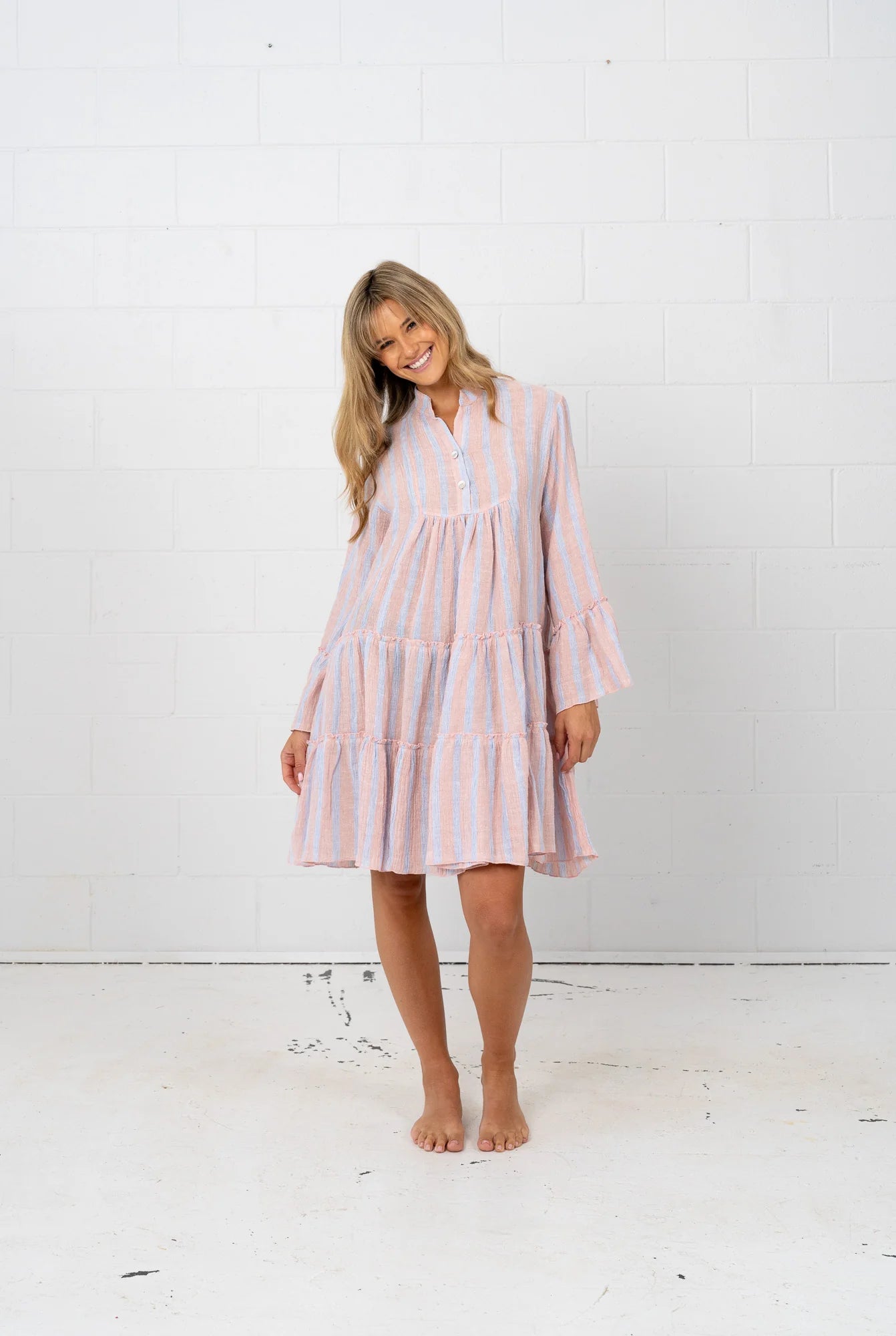 Pippa Dress - Misty Rose